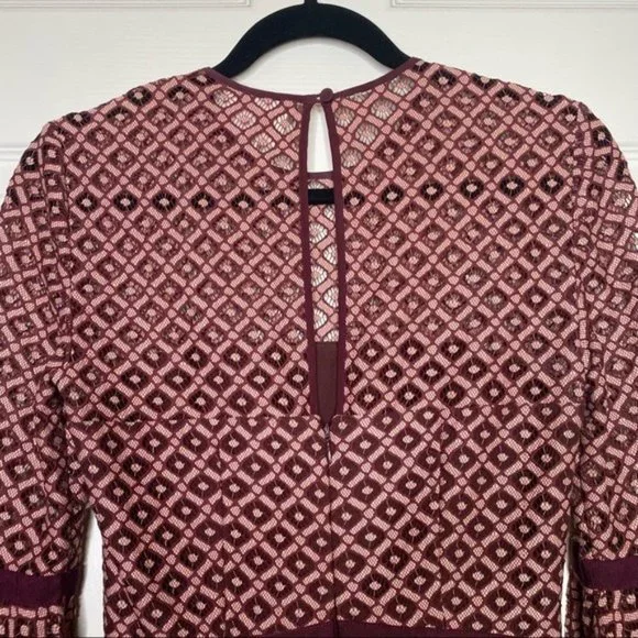 cinq a sept Cossette Lace Bell-Sleeve Dress - Picture 12 of 13